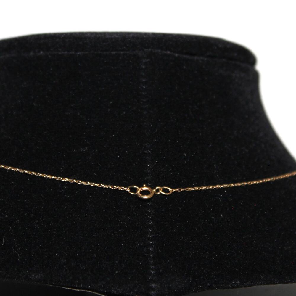 Dainty Solid 14K Gold Necklace with Blue Opal Star Charm - Picture 6 of 9